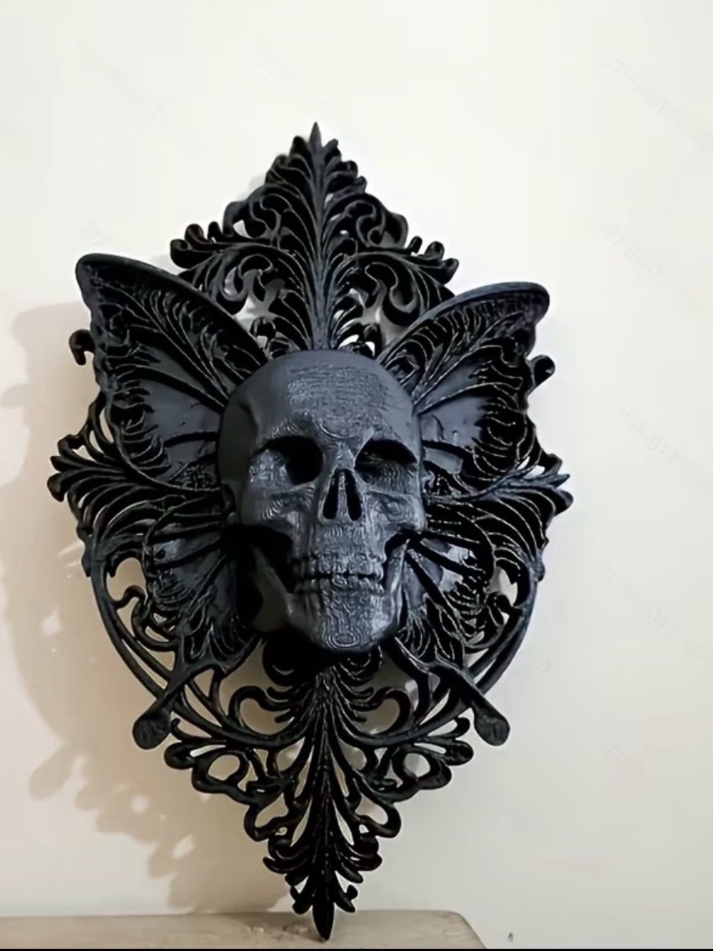 Gothic Skull Wall Art 3D printed NEW Horror Decor Home Anime Gift Halloween Toys